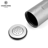 Tube à Cigares de Grand Diamètre avec Humidificateur Intégré, Hygromètre Cigarloong