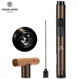 Allume-Cigare Multifonctionnel 4 en 1, Perceuse à Cigares, Porte-Aiguille, Flamme Réglable Cigarloong