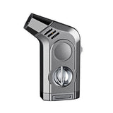 Allume-Cigare Coupe-Vent à Charge Directe, Flamme Unique Multifonctionnel 3 en 1, Porte-Cigare Diamant - Cigarium™