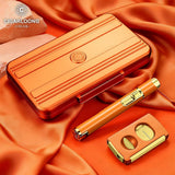 Ensemble Fumeur 3 Pièces : Humidor, Allume-Cigare, Coupe-Cigare Cigarloong