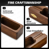 Cendrier à Cigares en Bois Massif, Design Classique Rétro Cigarloong