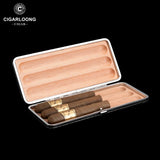 Boîte à Cigares de Voyage Portable en Cuir Étanche, Couverture Hydratante, Boîte Cadeau Cigarloong