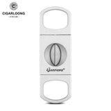 Coupe-Cigare Portable, Ciseaux en V, Lame en Acier Inoxydable Cigarloong