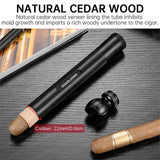 Tube à Cigare Multifonctionnel avec Perceuse et Copeaux de Cèdre Cigarloong