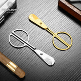Ciseaux à Cigares, Lame Lisse, Acier Inoxydable, Outil Simple Portable Cigarloong