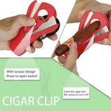 Porte-Cigare Style Golf avec Ciseaux à Cigares Intégrés Cigarloong