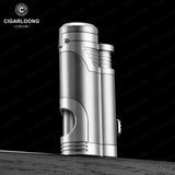 Briquet à Cigare Droit Portable, Coupe-Vent, Résistant à la Chaleur Cigarloong