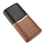 Étui à Cigares en Cuir, Lot de 3, Doublure en Bois de Cèdre Naturel Cigarloong