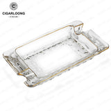 Cendrier en Verre Cristal pour Cigares et Cigarettes, Extérieur ou Intérieur Cigarloong