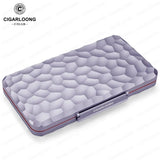 Humidor en Aluminium, Étui de Voyage 5 Cigares, Briquet et Coupe-Cigares Cigarloong