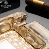 Cendrier en Verre Cristal pour Cigares et Cigarettes, Extérieur ou Intérieur Cigarloong