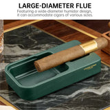 Coffret Cadeau Fumeur de Cigares 3 Pièces – Cendrier, Briquet, Ciseaux Cigarloong