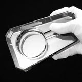 Cendrier à Cigares en Verre et Cristal, Grand Diamètre Cigarloong