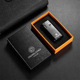 Allume-Cigare Coupe-Vent Flamme Droite avec Porte-Perceuse à Cigares Multifonctionnel Cigarloong