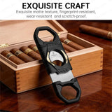 Coupe-Cigare Acier Inoxydable, Lame Lisse avec Porte-Cigarette Cigarloong