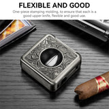 Ciseaux à Cigares Multifonctionnels 4 en 1, Forme en V, Fourchette en Diamant Cachée Cigarloong