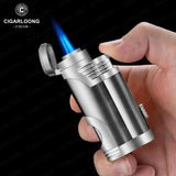 Briquet à Cigare Droit Portable, Coupe-Vent, Résistant à la Chaleur Cigarloong