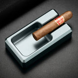 Cendrier à Cigares Portable en Métal, Porte-Cigare Grand Calibre, Fente Unique Cigarloong