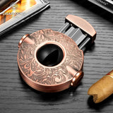 Coupe-Cigare Multifonctionnel Design UFO Coupe-V Inox Cigarloong