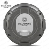 Coupe-Cigare Semi-Automatique en Acier Inoxydable Lisse, Double Face, Coupe Plate et en V Cigarloong