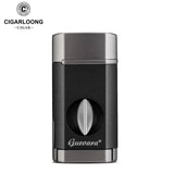 Briquet Multifonction 3 en 1, Coupe-Cigare en Métal, Triple Flamme Bleue Cigarloong