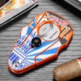 Coupe-Cigare Semi-Automatique en Forme d'Éventail, Acier Inoxydable Cigarloong