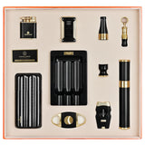 Allume-Cigare Multifonctionnel, Coffret Cadeau 3 Pièces, Coupe-Cigare, Étui à Cigares Cigarloong