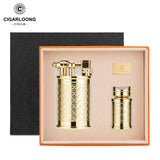 Allume-Cigare de Luxe avec Support Perforateur, Coupe-Vent Cigarloong