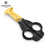 Coupe-Cigare Acier Inoxydable, Lame Lisse, Grand Calibre Cigarloong