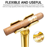 Ensemble d'Outils pour Cigares, Plateau avec Perforateur, Briquet Coupe-Vent Cigarloong