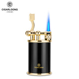 Ensemble Briquets à Cigares Coupe-Vent, Flamme Bleue Unique, Luxe Portable Cigarloong