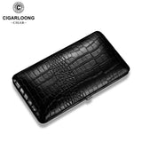 Boîte à Cigares de Voyage Portable en Cuir Étanche, Couverture Hydratante, Boîte Cadeau Cigarloong