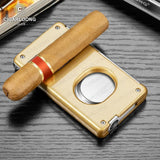 Coupe-Cigare Multifonctionnel 5 en 1, Coupe Plate en V, Porte-Cigare Caché Cigarloong