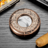 Coupe-Cigare en Acier Inoxydable Portable Créatif, Lame Lisse, Grand Calibre, Emballage Cadeau Artistique Cigarloong