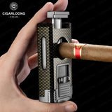 Briquet à Cigares 5 en 1 avec Aiguille Diamantée Cigarloong