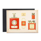 Ensemble de Cigares de Luxe, Briquet Coupe-Vent, Coupe-Cigare de Bureau, Support de Poinçon Cigarloong