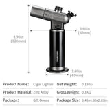 Briquet Torche à Double Flamme, Coupe-Vent Multifonctionnel Cigarloong