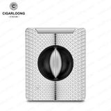 Coupe-Cigare en Acier Inoxydable, Ciseaux en Forme de V, Presse en Un Clic, Sculpture Tridimensionnelle Cigarloong