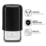Étui à Cigares Portable, Humidor en Cuir de Vachette, Adapté 25mm de Diamètre Cigarloong