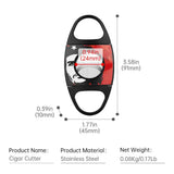Ensemble Fumeur 2 Pièces : Briquet et Coupe-Cigare en Acier Inoxydable Cigarloong