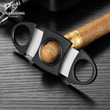 Coupe-Cigare Pointu en Acier Inoxydable, Guillotine de Poche Cigarloong