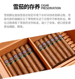 Humidificateur en Bois de Cèdre Naturel, Boîte de Collection de Cigares Moelleux de Grande Capacité - Cigarium™