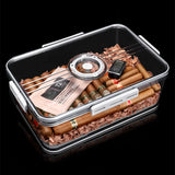 Cave Cigares Portable Scellée Transparente - Cigarium™