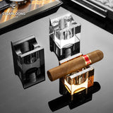Porte-Cigare de Grand Calibre, Fente Dédiée Multifonctionnelle, Verre Plat et Vertical, Mini Portable Cigarloong