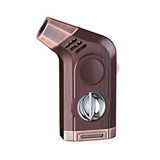 Allume-Cigare Coupe-Vent à Charge Directe, Flamme Unique Multifonctionnel 3 en 1, Porte-Cigare Diamant - Cigarium™