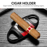 Ensemble Fumeur 2 Pièces : Briquet et Coupe-Cigare en Acier Inoxydable Cigarloong