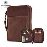 Étui à Cigares Portable Rétro Voyage, Cuir Véritable de Vachette, 5 Cigares Cigarloong