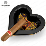 Cendrier à Cigares en Céramique, Base en Forme de Cœur Cigarloong