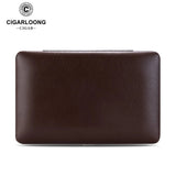 Boîte à Cigares de Voyage Portable en Cuir Étanche, Couverture Hydratante, Boîte Cadeau Cigarloong