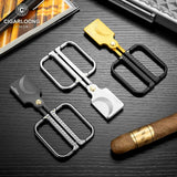 Coupe-Cigare Portable, Lame Acier Inoxydable, Étui en Cuir Cigarloong